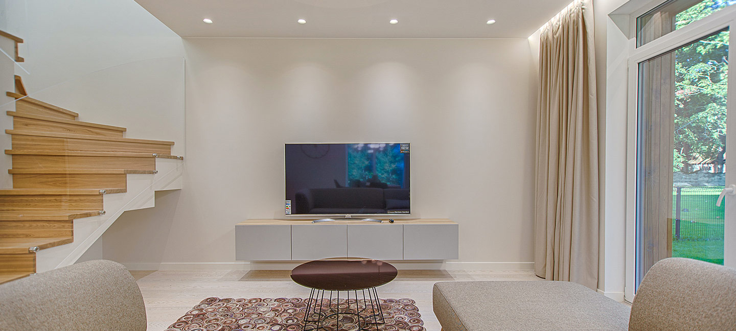 TV on living room